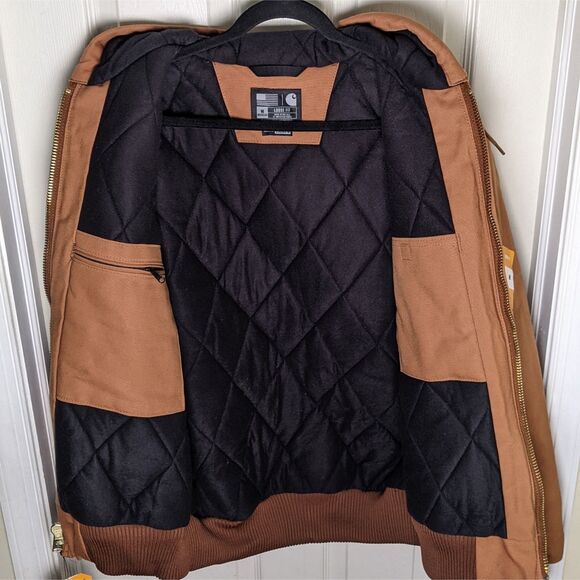 Carhartt J140 Brown Jacket NWT | Streetwear Workwear Skatewear Utility Jacket - Picture 4 of 12